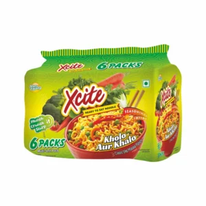 X-CITE READY TO EAT CLASSIC VEG MASALA NOODLES 420GM (Pack of 6)